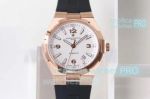 Swiss Copy Vacheron Constantin Overseas Rose Gold Watch White Dial 42mm